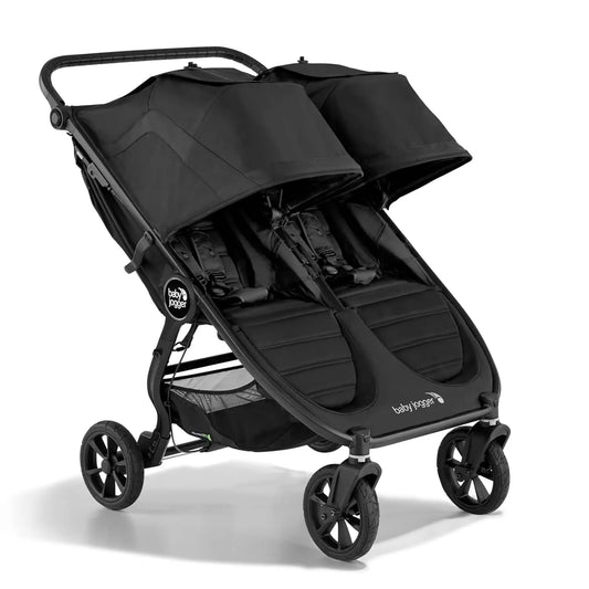 City Mini GT2 All-Terrain Double Stroller, Jet Black, Perfect for Newborn and Toddler, Compatible with Britax, Cybex, Graco, and Maxi Cosi Infant Car Seats