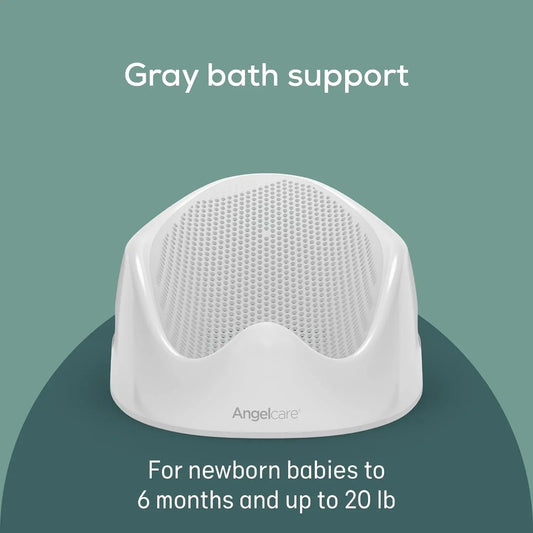 Baby Bath Support (Gray) | Ideal for Babies Less than 6 Months Old