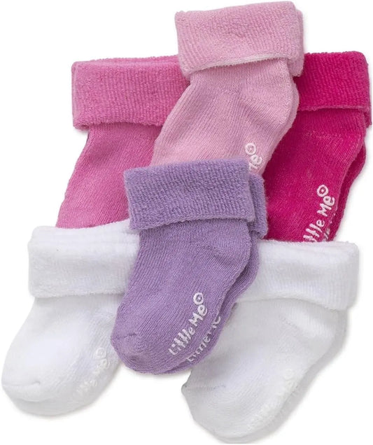 Baby Girls' 6 Pack Variety Socks