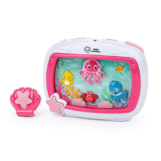 Sea Dreams Soother Musical Crib Toy and Sound Machine, Pink, Newborn and Up