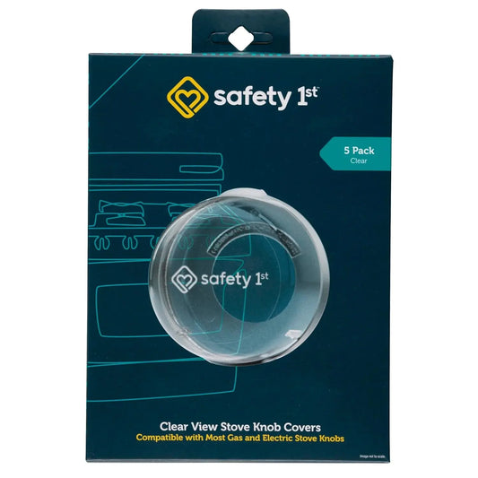 Child Proof Stove Knob Covers, Clear View Stove Knob Safety Covers (Set of 5)