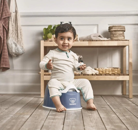 Smart Potty, Deep Blue/White
