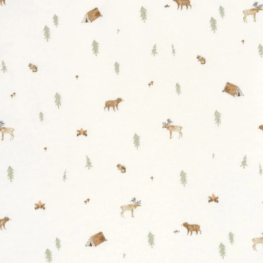 100% Cotton Sleepsack Swaddle, 3-Way Adjustable Wearable Blanket, TOG 1.5, Campsite, Small, 3-6 Months