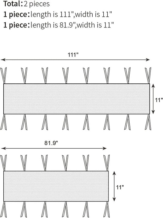 2 in 1 Ventilated Mesh Liner for Full-Size Cribs, Long Mesh (Size Covers 3 or 4 Sides) (Star Rainbow) (White-01)