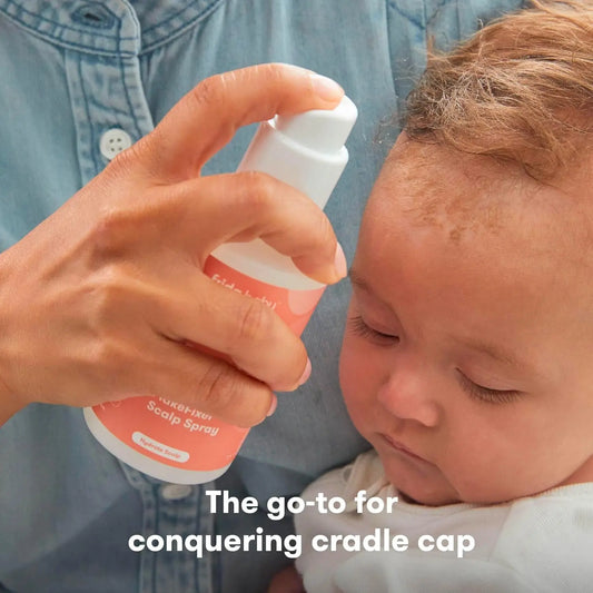 Cradle Cap Treatment, Cradle Cap Shampoo for Babies + Flake Fixer Scalp Spray, Cradle Cap Kit Soothes Baby'S Scalp, Prevents Dryness and Flakes