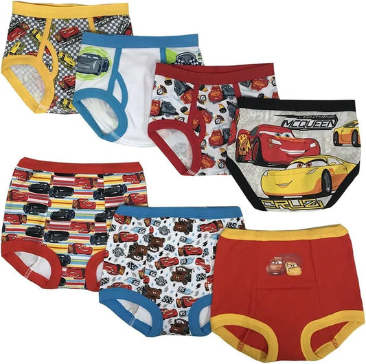 Boys' Pixar Cars Toddler Potty Training Pant and Starter Kit with Stickers & Tracking Chart Sizes 18M, 2T, 3T, 4T