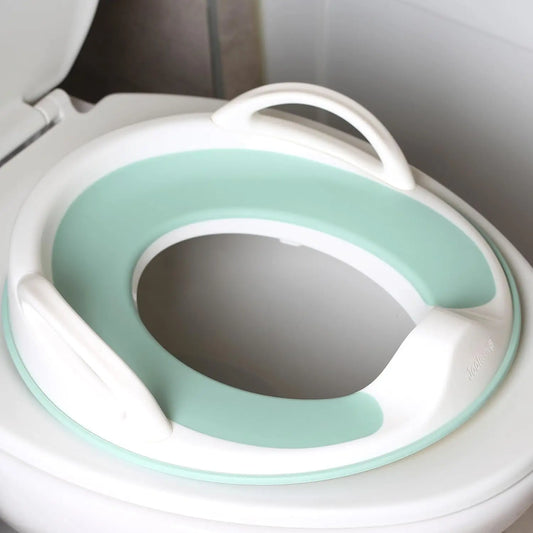 Jool Baby Potty Training Seat for Boys and Girls with Handles, Fits round & Oval Toilets, Non-Slip with Splash Guard, Includes Free Storage Hook