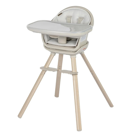 Moa 8-In-1 High Chairs for Babies and Toddlers, Machine Washable Infant High Chair, Compact, Convertible High Chair Lightweight Design, Classic Oat