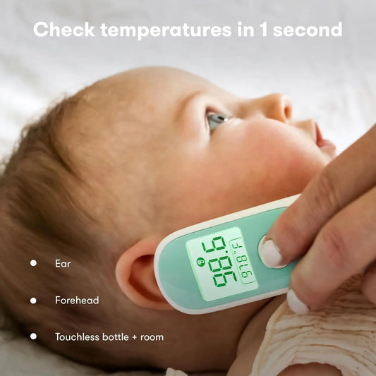 Thermometer, 3-In-1 Infrared Thermometer for Ear, Forehead & Touchless, FSA/ HSA Eligible Fever Thermometer for Baby, Infants ,Toddlers, Kids & Adults