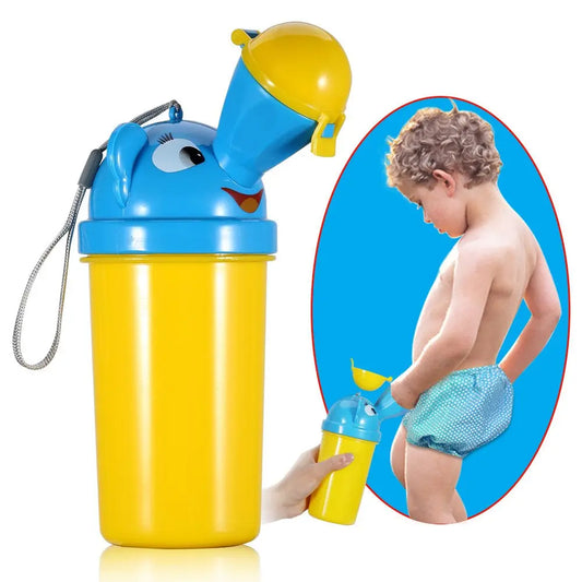 Portable Baby Child Potty Urinal Emergency Toilet for Camping Car Travel and Kid Potty Pee Training (Boy)