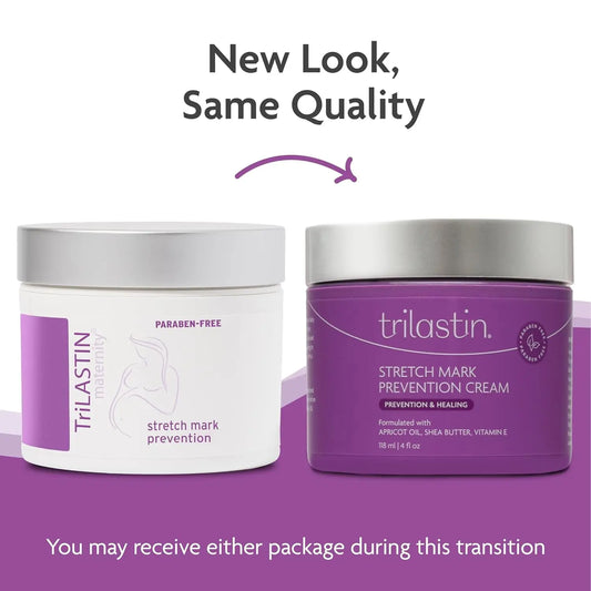 Maternity Stretch Mark Prevention Cream - Paraben-Free, Hypoallergenic, and Safe for Pregnancy - Stretch Mark Formula for Pregnant Women - 4 Oz Belly Cream for Pregnant Women