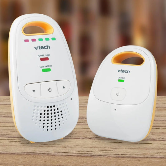 Upgraded Audio Baby Monitor with Rechargeable Battery, Long Range, and Crystal-Clear Sound